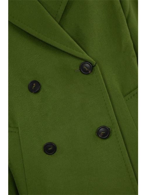 Cappotto Zum in drap di lana verde WEEKEND MAX MARA | 2425016052600086